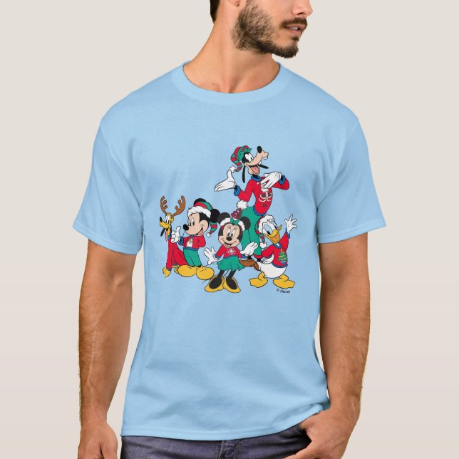 Mickey & Friends | Christmas Outfits T-Shirt (Front)