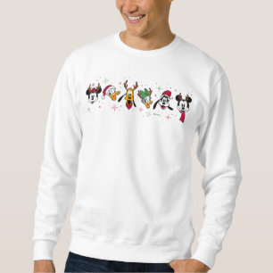 Mickey & Friends Christmas Snowflakes Sweatshirt