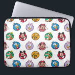 Mickey & Friends Classic Circles Pattern Laptop Sleeve<br><div class="desc">Celebrate the Sensational Six in style! This charming pattern features Mickey Mouse, Minnie, Donald, Daisy, Goofy, and Pluto, each showcased in their own vibrant, color-coded circular frame. The polka dot pattern layout gives this design a clean, rhythmic feel while highlighting the unique personality of every character. Set against a crisp...</div>