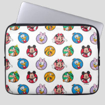 Mickey & Friends Classic Circles Pattern Laptop Sleeve