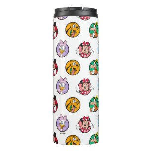 Mickey & Friends Classic Circles Pattern Thermal Tumbler