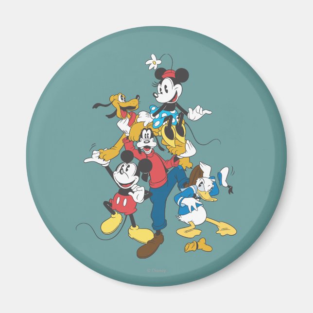 Mickey & Friends | Classic Group Magnet (Front)