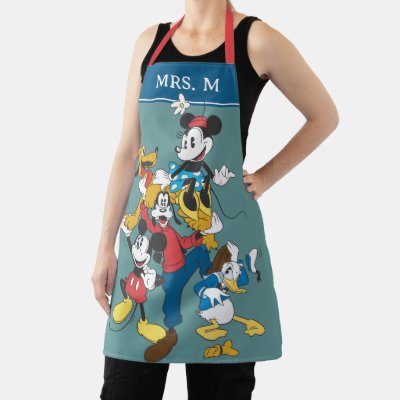 Mickey &amp; Friends | Classic Group Personalized Apron