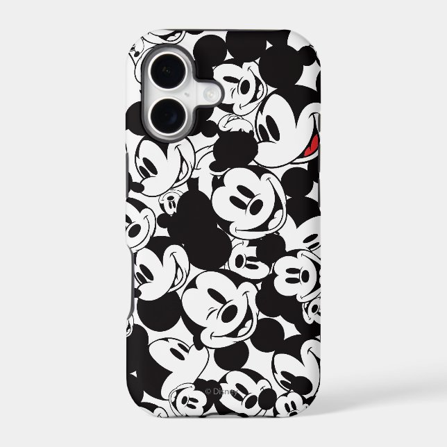 Mickey & Friends | Classic Mickey Pattern Iphone Case (Back)