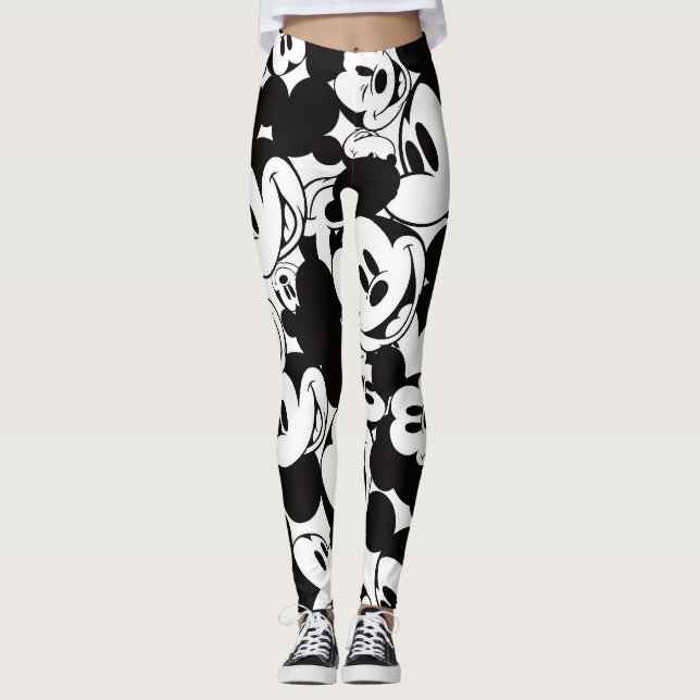Mickey & Friends | Classic Mickey Pattern Leggings (Front)