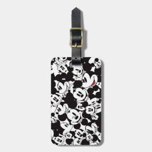 Mickey & Friends Classic Mickey Pattern Luggage Tag