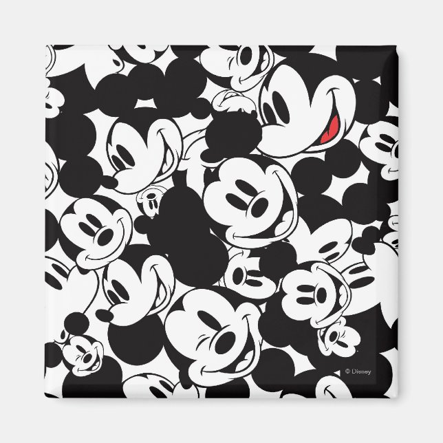 Mickey & Friends | Classic Mickey Pattern Magnet (Front)