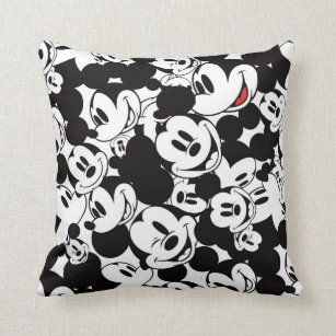 Classic Mickey, Distressed Throw Pillow, Zazzle