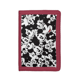 Mickey & Friends Classic Mickey Pattern Trifold Wallet