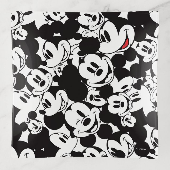 Mickey & Friends | Classic Mickey Pattern Trinket Tray (Front)