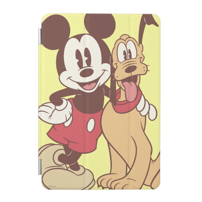 Mickey & Friends | Classic Mickey & Pluto iPad Mini Cover (Front)