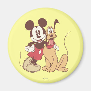 Mickey & Friends   Classic Mickey & Pluto Magnet