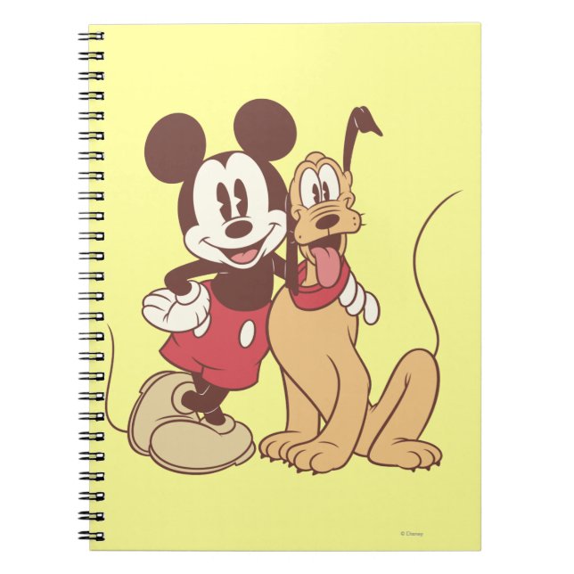 Mickey & Friends | Classic Mickey & Pluto Notebook (Front)