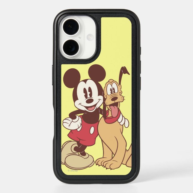 Mickey & Friends | Classic Mickey & Pluto Otterbox iPhone Case (Back)