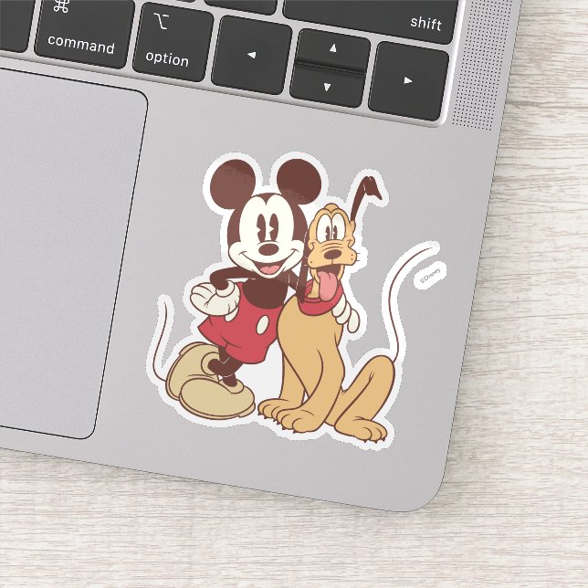 Mickey & Friends | Classic Mickey & Pluto Sticker (Detail)