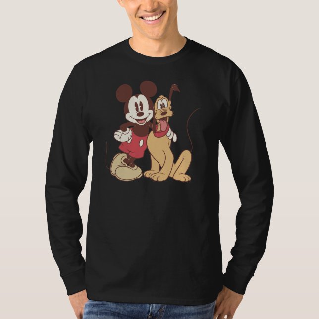 Mickey & Friends | Classic Mickey & Pluto T-Shirt (Front)
