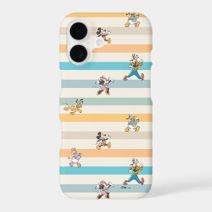 Mickey & Friends Classic Multi-Stripe Pattern iPhone 17 Case