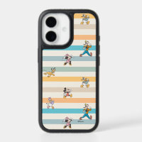 Mickey & Friends Classic Multi-Stripe Pattern