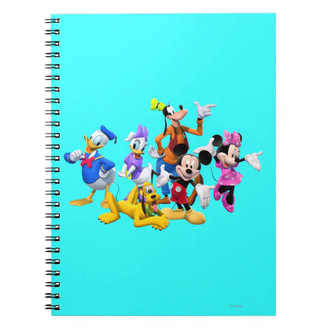 Mickey & Friends Clubhouse Notebook Zazzle