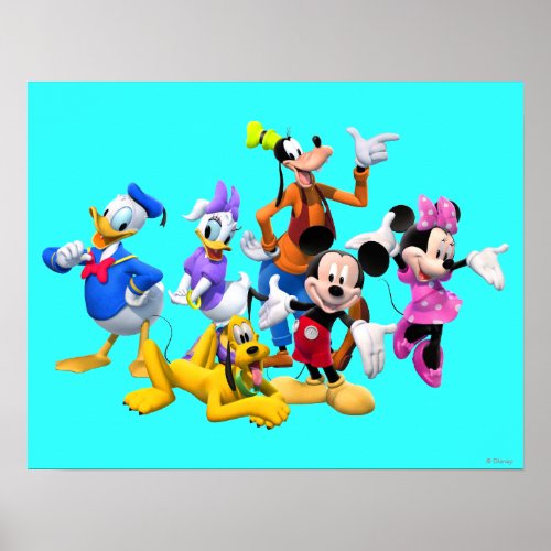 Mickey  Friends  Clubhouse Poster