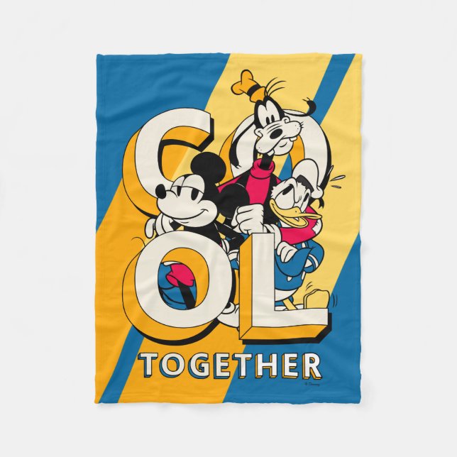 Mickey & Friends | Cool Together Fleece Blanket (Front)