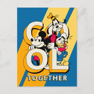 Mickey & Friends Cool Together Postcard
