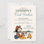 Mickey & Friends | Cowboy Rodeo Birthday Invitation<br><div class="desc">Invite all your family and friends to your child's First Birthday with these cowboy themed Mickey Mouse invitations. Personalize by adding all your party details!</div>