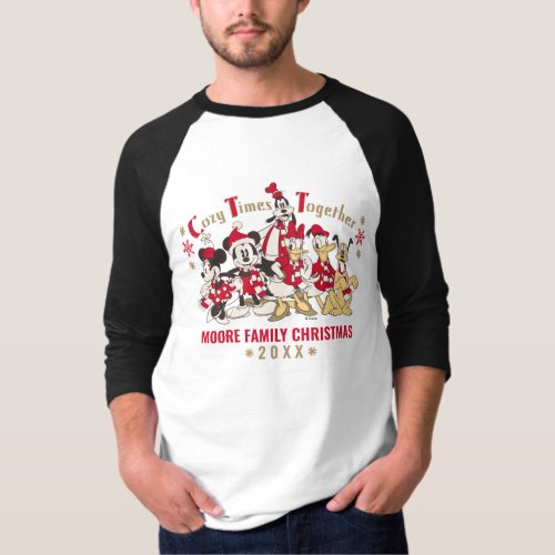 Mickey  Friends  Cozy Times Together _ Christmas T_Shirt