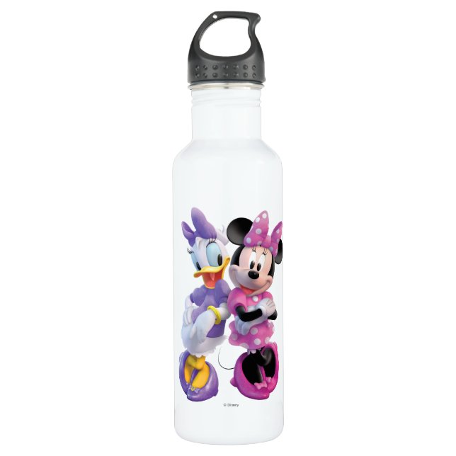 Mickey & Friends | Daisy & Minnie Stainless Steel Water Bottle (Front)