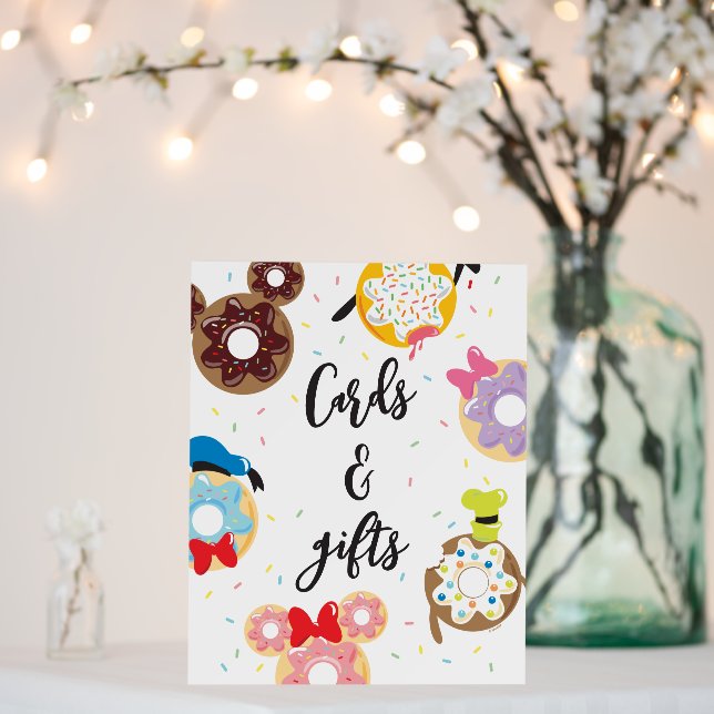  Mickey & Friends Donut Sweet One - Cards & Gifts Foam Board (In Situ (Wedding))