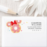 Mickey & Friends Donut Sweet One - First Birthday Label<br><div class="desc">Celebrate your child's first birthday with delightful Mickey Mouse and friends donuts. These charming products will be sure to be a hit at any birthday party!</div>