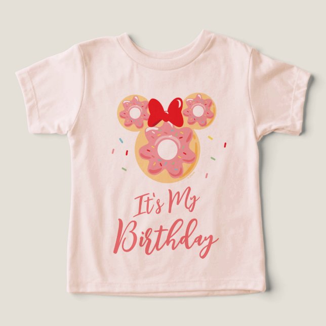 Mickey & Friends Donut Sweet One - First Birthday Toddler T-shirt (Design Front)