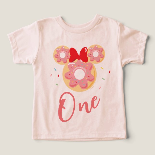 Mickey & Friends Donut Sweet One - First Birthday Toddler T-shirt (Design Front)