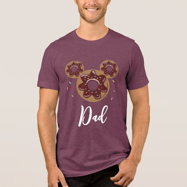Mickey & Friends Donut Sweet One - First Birthday Tri-Blend Shirt (Front)