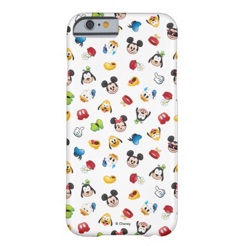 Mickey  Friends Emoji Pattern Barely There iPhone 6 Case
