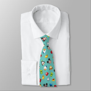 Mickey & Friends Emoji Pattern Neck Tie