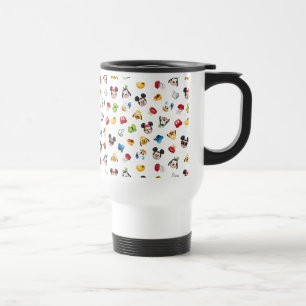 Mickey & Friends Emoji Pattern Travel Mug