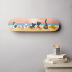 Mickey & Friends Enjoying the Sunset Skateboard