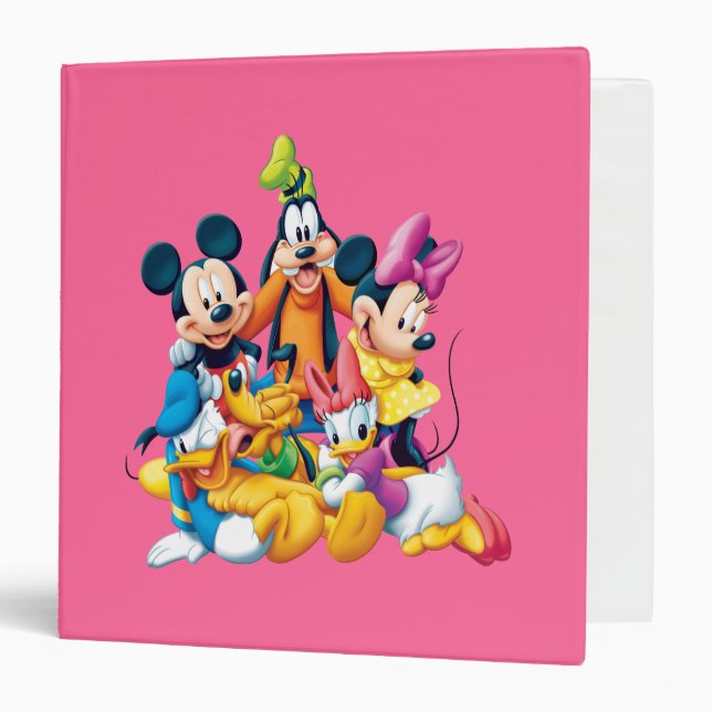 Mickey & Friends | Fab Five 3 Ring Binder (Front/Inside)