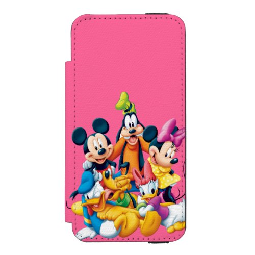 Mickey  Friends  Fab Five iPhone SE55s Wallet Case