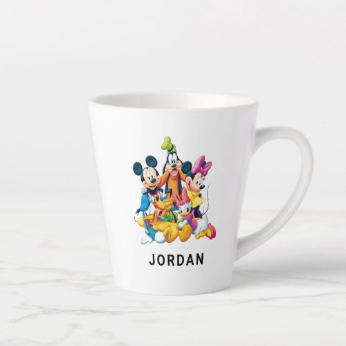 Mickey  Friends  Fab Five Latte Mug