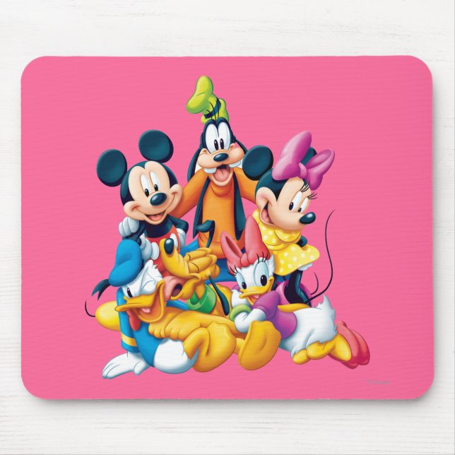 Mickey & Friends | Fab Five Mouse Pad (Front)