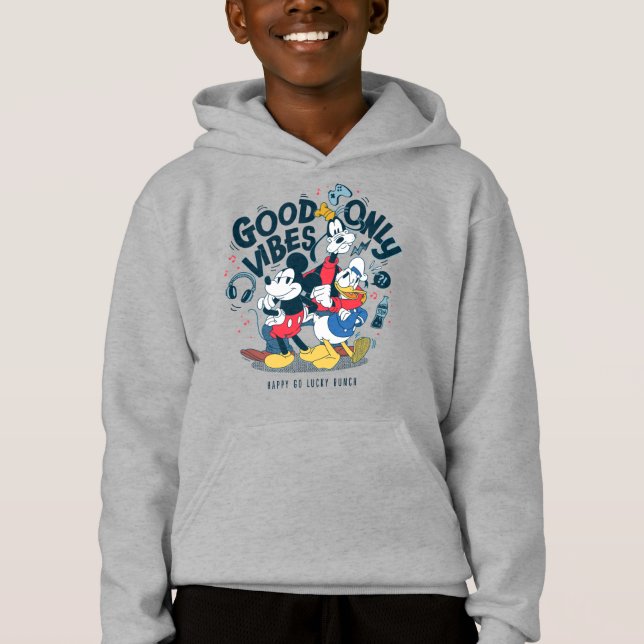 Mickey & Friends | Good Vibes Only Hoodie (Front)