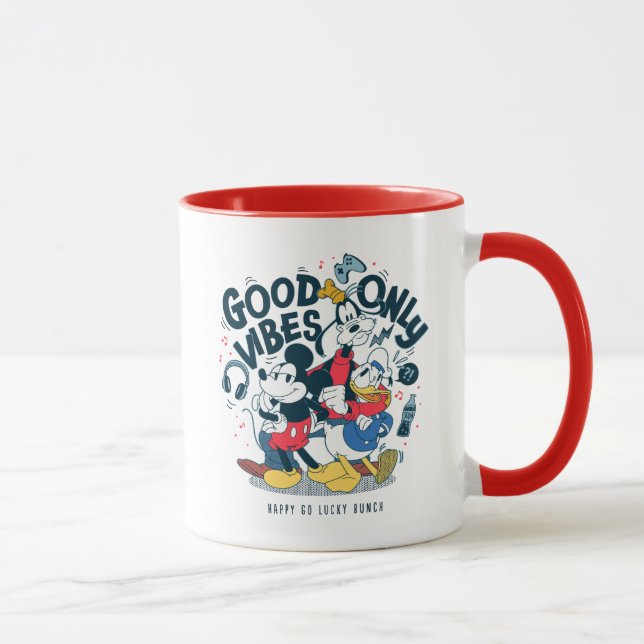 Mickey & Friends | Good Vibes Only Mug (Right)