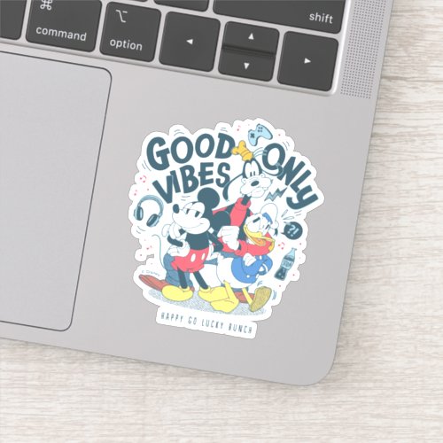 Mickey  Friends  Good Vibes Only Sticker