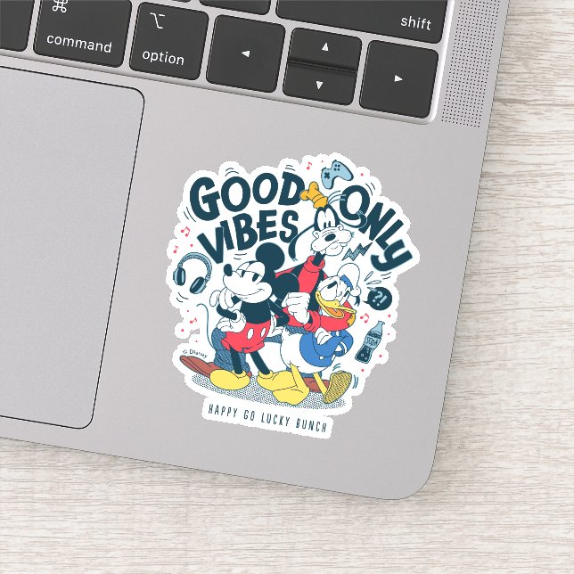 Mickey & Friends | Good Vibes Only Sticker (Detail)