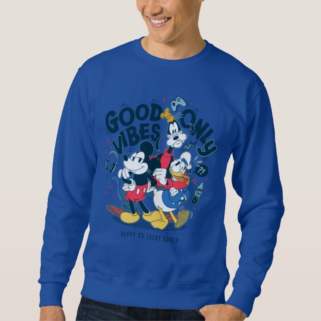 Mickey & Friends | Good Vibes Only Sweatshirt (Front)