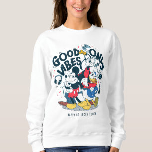 Mickey & Friends   Good Vibes Only Sweatshirt