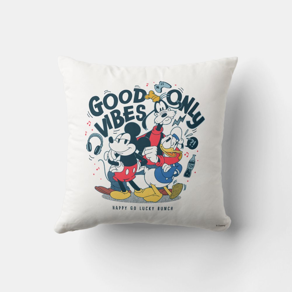 Disover Mickey And Friends Disney Throw Pillow, Disney Fan Gift, Disney Decor