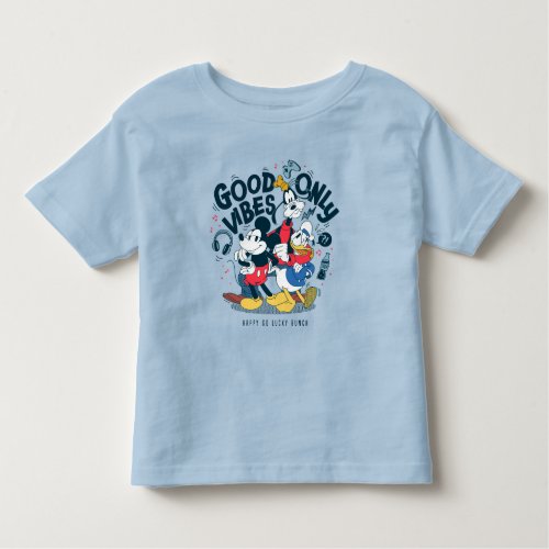 Mickey  Friends  Good Vibes Only Toddler T_shirt